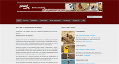 Desktop Screenshot of birdwatching.com.na