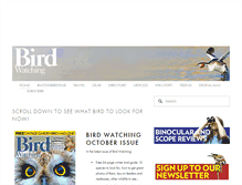 Tablet Screenshot of birdwatching.co.uk
