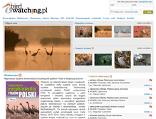 Tablet Screenshot of birdwatching.pl